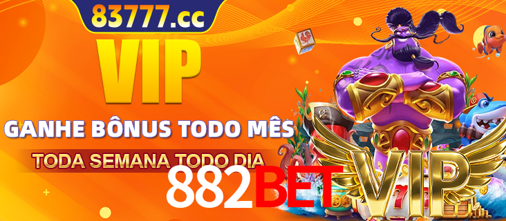 Banner promocional do 882BET oferecendo 100% de recompensas adicionais contínuas para quem fizer o login diário (Daily sign-in), com um mascote de coelho.